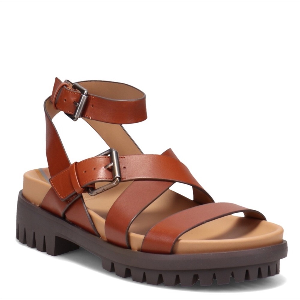 Sam Edelman Brown Strappy Sandals